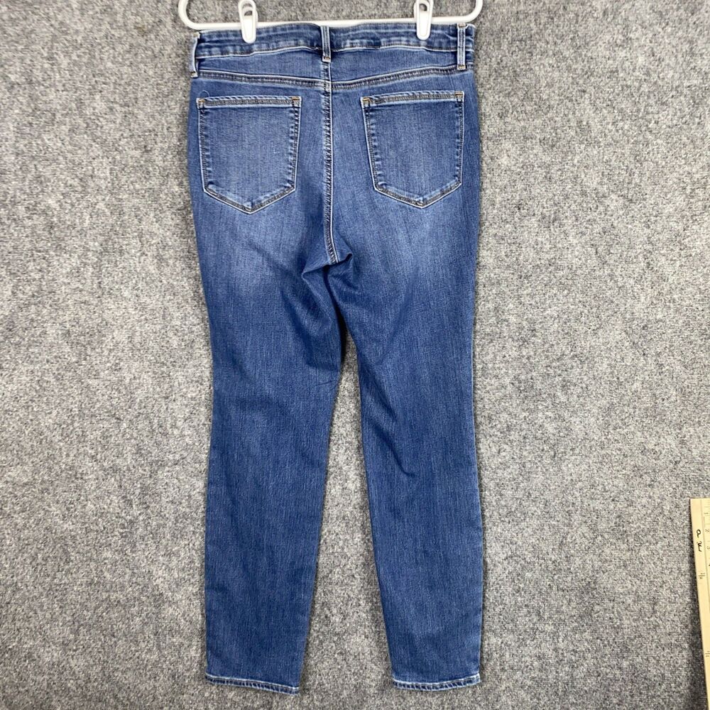 Athleta Jeans Womens Size 10 Blue sculptek Skinny Ankle - Picture 2 of 11